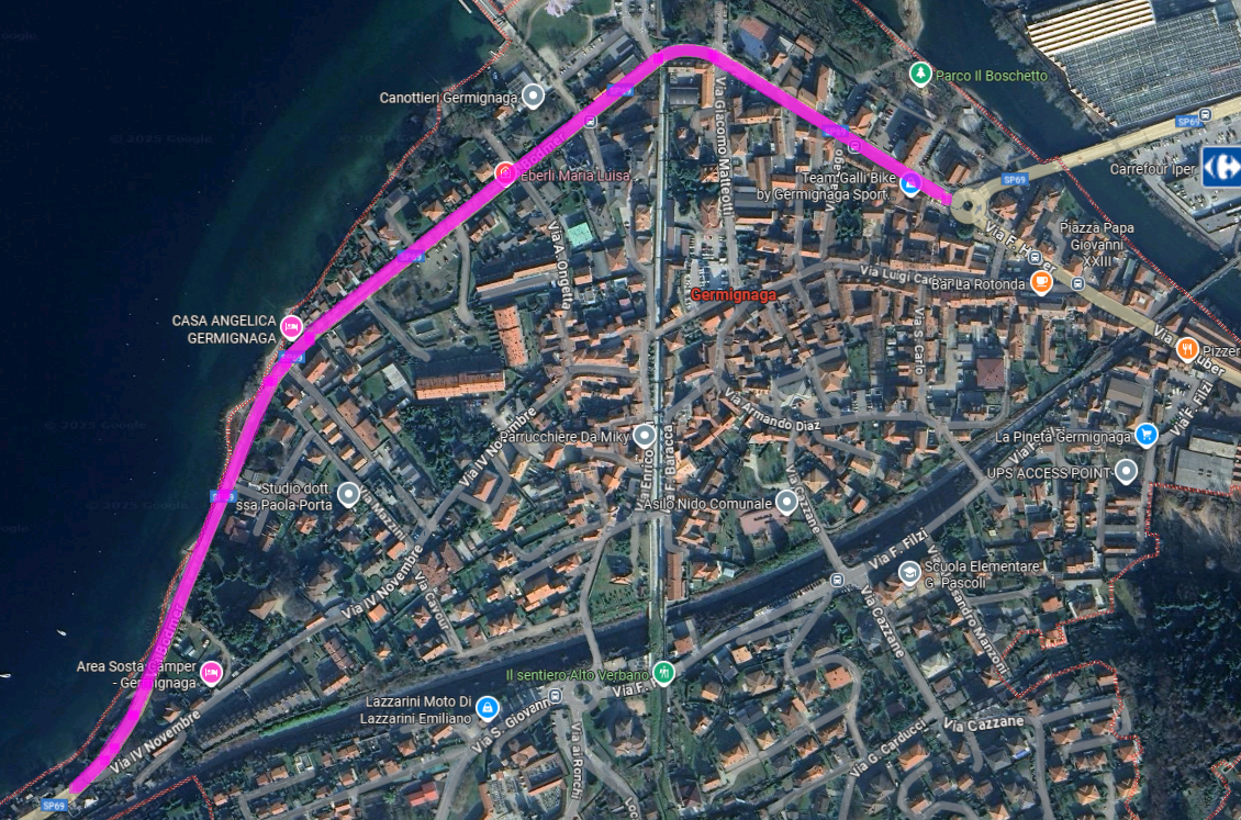 Mappa viabilità Germignaga