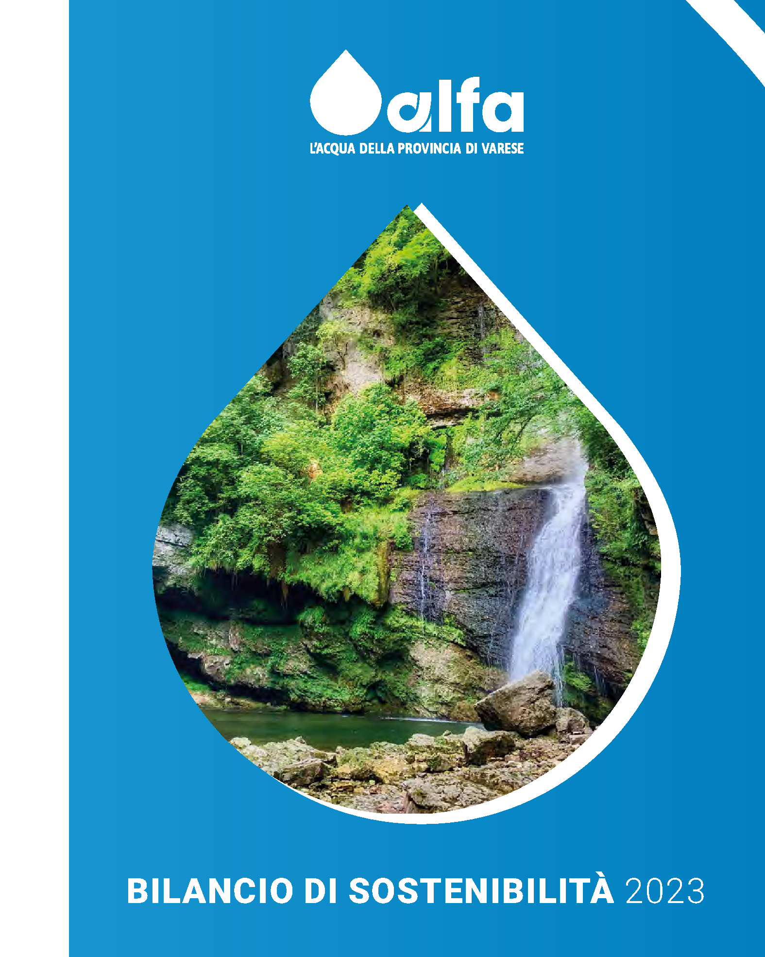 Copertina Bilancio di sostenibilità 2023