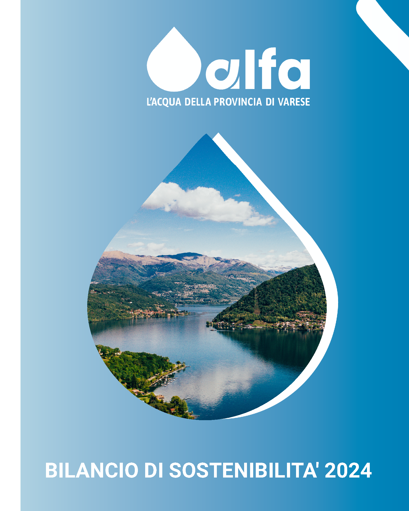 Copertina Bilancio di sostenibilità 2024